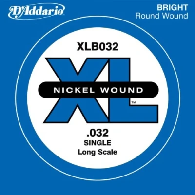 Afbeelding van D&#039;Addario XLB032 enkele snaar (grootte: XL) Nikkel Wound 032 Long Scale