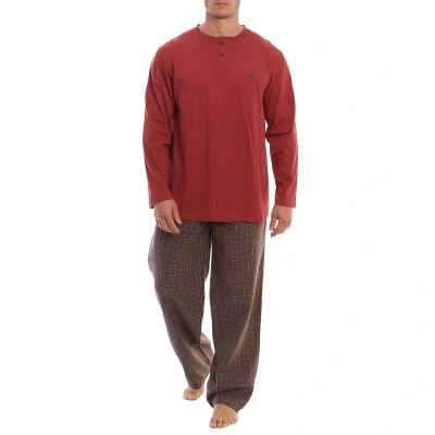 Afbeelding van KLP4 Herren Winterpyjama mit langen Ärmeln