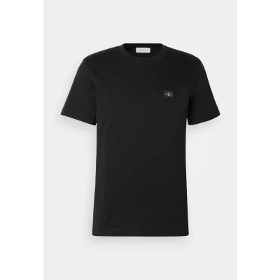 Afbeelding van Calvin Klein Jeans Label Regular TEE Tshirt basic, Heren, Maat: XL, Black