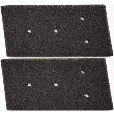 Afbeelding van Filter voor Bauknecht Privileg Whirlpool HX 481010716911 droger warmtepompdroger, fijn grof, 230 x 115 14 mm, sponsfilter filtermat condensdroger, 100% Made in Germany, spons (2 stuks)