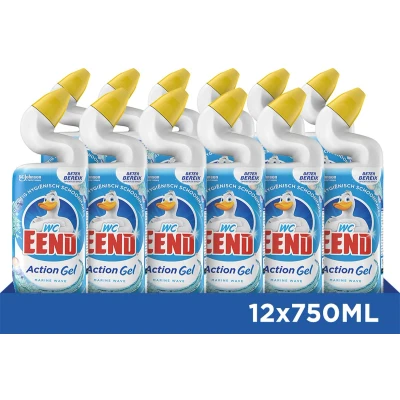Afbeelding van WC Eend Toiletreiniger Marine Wave 12 x 750 ml