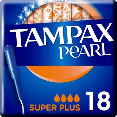 Afbeelding van Tampax Pearl Super Plus 18 stuks