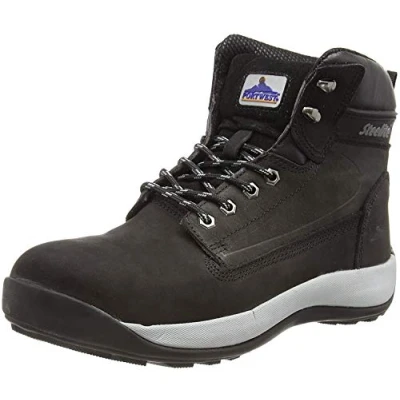 Afbeelding van Portwest FW32 Steelite Constructo Nubuckleren Schoen, S3 HRO, Zwart, Grootte 41