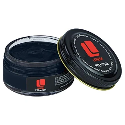 Afbeelding van Lenzen Schoencrème voor glad en generfd leer, donkerblauw