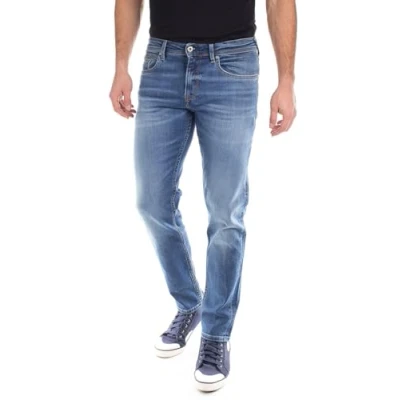 Afbeelding van Pepe Jeans Heren Hatch Regular Jeans, Blauw (Denim hp7), 28W / 30L