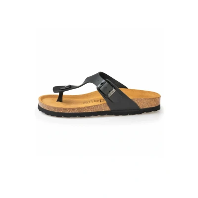 Afbeelding van Palado KOS Teensandalen, Dames, Maat: 44, Basic matt black Kunststof