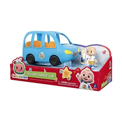 Afbeelding van Bandai CocoMelon Muzikale gezinsauto+1 JJ figuur Voertuig dat het nummer „Are we there yet (in Engels) en 1 7 cm speelt WT0104