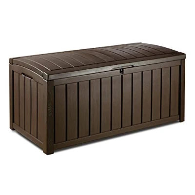 Afbeelding van Kussenbox Glenwood 90L, resin, bruin