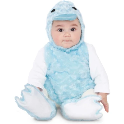 Afbeelding van Kostuums voor Kinderen My Other Me Eend Blauw (4 Onderdelen) Maat 12 24 Maanden