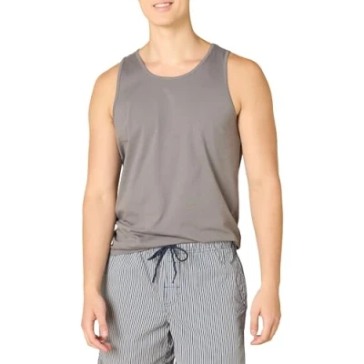 Afbeelding van Amazon Essentials Men&#039;s Tanktop met slanke pasvorm, Grijs, S