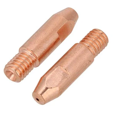 Afbeelding van 20 Stuks Koper Contact Tip 1.2mm Lasmond M6 voor 24KD MIG/MAG Lastoorts