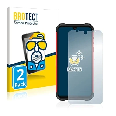 Afbeelding van BROTECT (2 Stuks) Antireflecterende Beschermfolie voor Ulefone Armor 8 Pro Anti Glare Screen Protector, Mat, Ontspiegelend