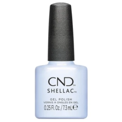 Afbeelding van CND Shellac UV nagellak Fantasy Realm nr. 481 lichtblauw metallic originele gellak nageldesign Queen Tessential Collection