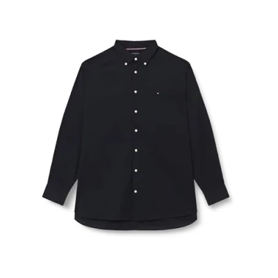 Afbeelding van Tommy Hilfiger CORE FLEX Poplin Overhemd, Heren, Maat: 3XL, Desert sky