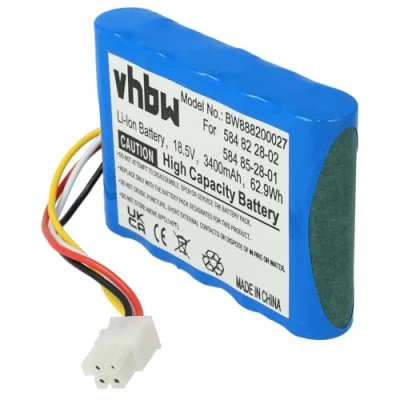 Afbeelding van vhbw Li ION Accu 3400 mAh (18,5 V) voor grasmaaier, robotmaaier, Husqvarna Automower 310, model 2015, 310 2016, 2017