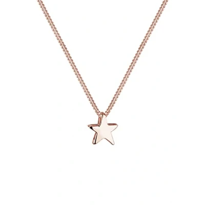 Afbeelding van Elli STAR Ketting, Dames, Maat: 45, Rosè