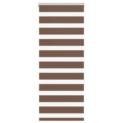 Afbeelding van Zebra rolgordijn 65x150 cm stofbreedte 60,9 polyester bruin