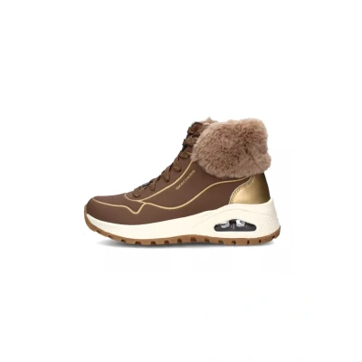 Afbeelding van Skechers Uno Rugged Enkellaars voor dames, Taupe, 41 EU