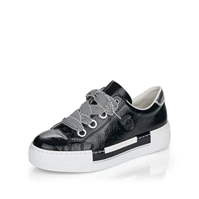 Afbeelding van Rieker Dames Sneaker N49A2, vrouwen veterschoenen, 00, 41 EU