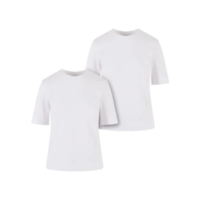 Afbeelding van Urban Classics Classy TEE 2PACK Tshirt basic, Dames, Maat: XXL, white