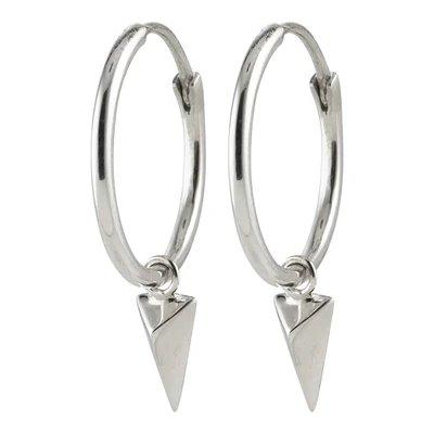 Afbeelding van Elli Triangle Oorbellen silvercoloured, Dames, Maat: One Size, Silver coloured