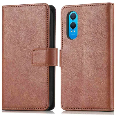 Afbeelding van OnePlus Nord CE 4 Lite 5G Hoesje Kunstleder imoshion Bookcase Bruin Telefoonhoesje