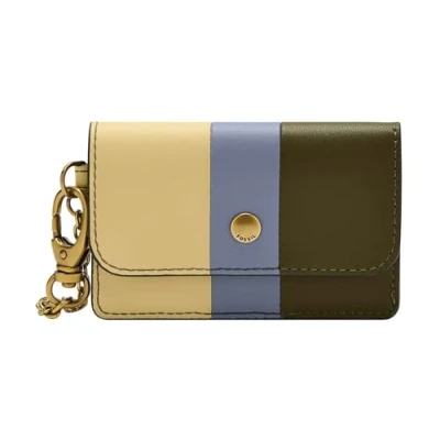 Afbeelding van FOSSIL Valerie Lether Flap Card Case Multi Stripe
