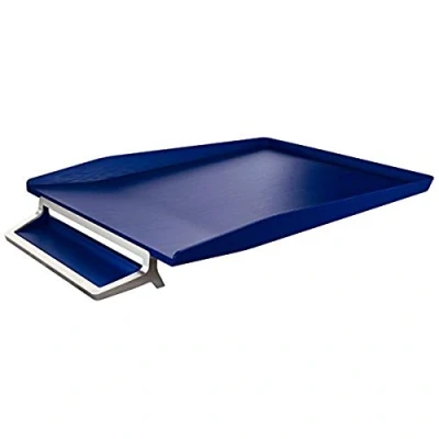 Afbeelding van Leitz Brievenbak met pennenbakje, A4, titanium blauw, stijl. 52560069