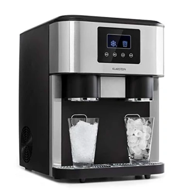 Afbeelding van Eiszeit Crush ijsblokjesmachine 2 formaten crushed ice zilver
