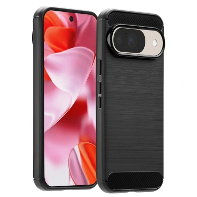 Afbeelding van Brushed Backcover voor de Google Pixel 10 Zwart