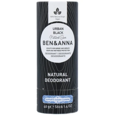 Afbeelding van Deodorant Urban Black Ben &amp; Anna Natuurlijk en Vegan 40gr