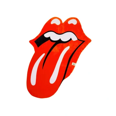 Afbeelding van Sunnylife Rolling Stones Beach Handdoek Katoen Rood