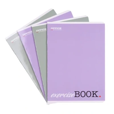 Afbeelding van OFFICER PRODUCTS Schoolschrift/formaat A5, 32/32 vellen, gelinieerd/gemengd, verpakking van 8 stuks, gesorteerde motieven, voor kinderen, de eerste schooldag, met rand, witte kaarten