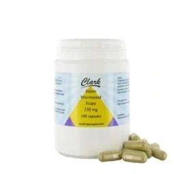 Afbeelding van Clark Alsem/wormwood/indhana, 100 Veg. capsules