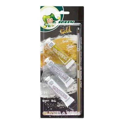 Afbeelding van Jolly Tempera Verf Metallic Set 3 stuks