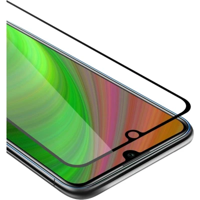 Afbeelding van Cadorabo Screenprotector geschikt voor Honor 20e Volledig scherm pantserfolie Beschermfolie in TRANSPARANT met ZWART Gehard (Tempered) display beschermglas 9H hardheid 3D Touch