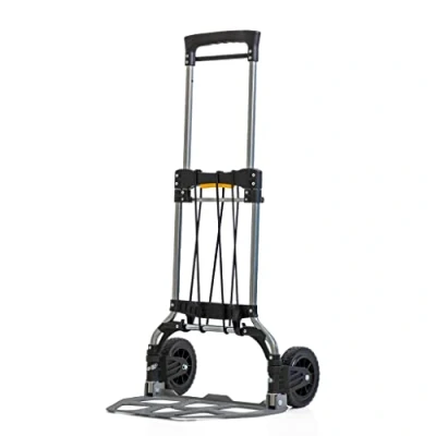 Afbeelding van Zero Hand Truck Sack Barrow Platform Trolley Punctiebestendige banden Telescopische handgreep 90KG 500KG (160KG)