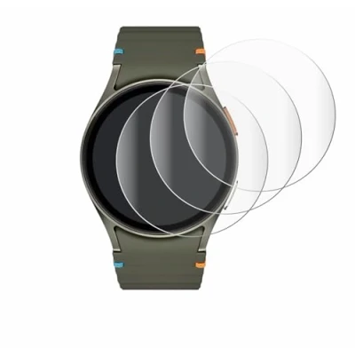 Afbeelding van Savvies Screenprotector voor Samsung Galaxy Watch 7 (40 mm) Folie Beschermfolie transparant volledig dekking (4 Stuks)
