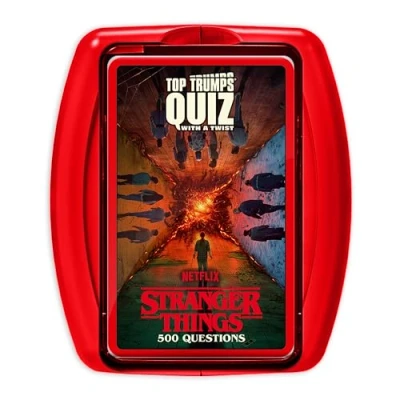 Afbeelding van TOP TRUMPS QUIZ STRANGER THINGS.