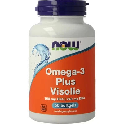Afbeelding van NOW Omega 3 Plus Softgels 60ST