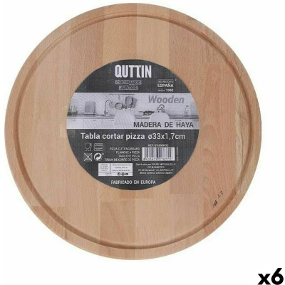 Afbeelding van Dienblad Quttin Rond Ø 33 x 1,7 cm (6 Stuks)