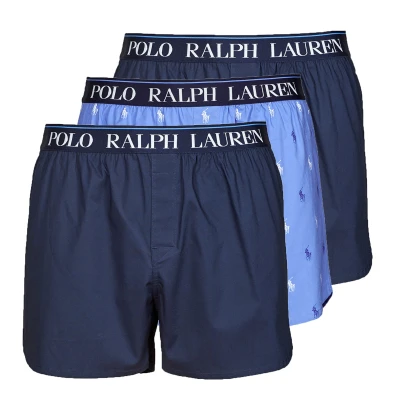 Afbeelding van Polo Ralph Lauren Stretch 3 PACK Boxershort, Heren, Maat: Small, Navy/blue