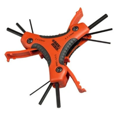 Afbeelding van Black + Decker BDHT0 71628 Set met 9 inbussleutels
