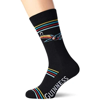 Afbeelding van Guinness Heren BLK Stripe Flying TOUC Sok, zwart (zwart zwart), One Size