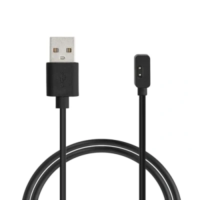 Afbeelding van kwmobile USB oplaadkabel compatibel met Xiaomi Redmi Watch 2 Lite/Redmi 3 Lite kabel Laadkabel voor smartwatch In zwart