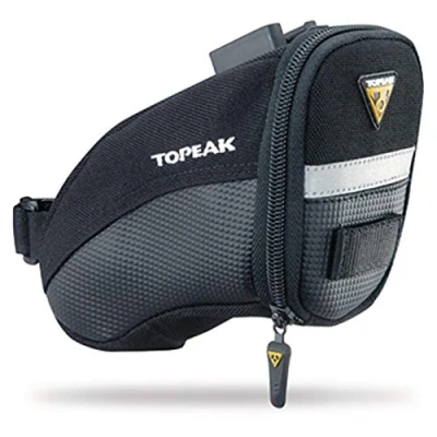 Afbeelding van Topeak Aero WP zadeltas met clip S BikeTotaal.nl Zwart
