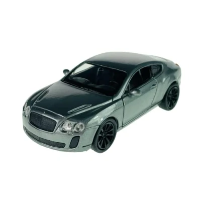 Afbeelding van Dromader Welly Bentley Continental GT Supersports Coupe Grijs 1/34 1/39 Het Cast Model Auto Nieuw in Box