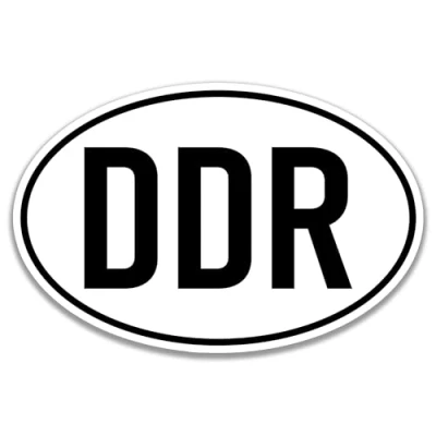 Afbeelding van Dykgraaf Oost Duitsland Duitse sticker DDR auto motorfiets vrachtwagen boot aanhanger Ossi Ostalgie