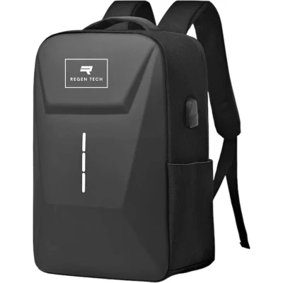 Afbeelding van Waterdichte Rugzak + USB Oplaadpoort Anti Diefstal Rugtas Zwart 15.6 Inch Laptoptas