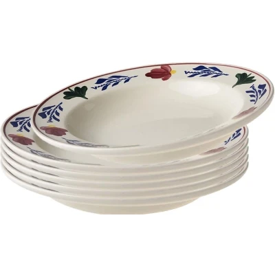 Afbeelding van Boerenbont Bord Diep Ø22 cm 6 stuks